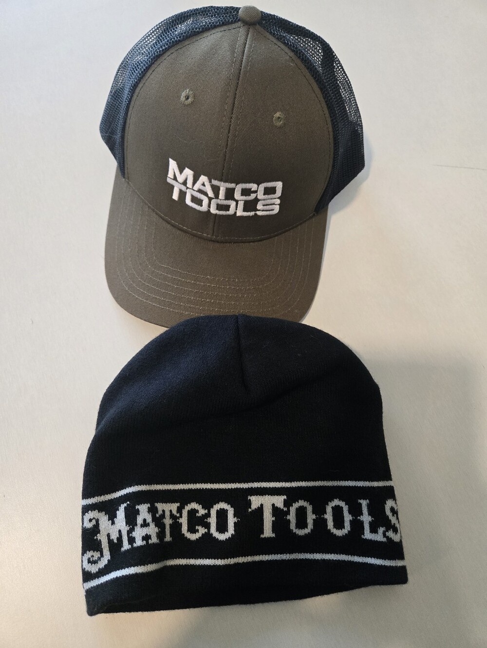 Matco Tools Olive & Navy Hat and Beanie Set